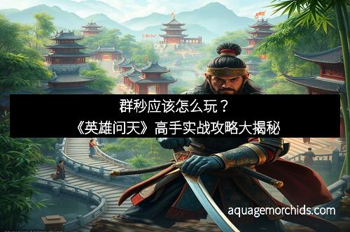 群秒应该怎么玩？《英雄问天》高手实战攻略大揭秘